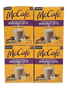 McCafé Café Styles of Latin America Horchata Latte Coffee 4-PACK 80-COUNT K-Cups